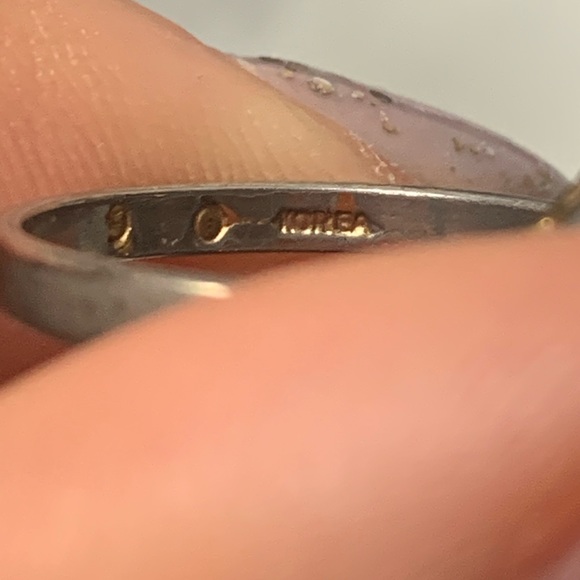 💜 3 for $50 Vintage size 9 silver plated ring - Picture 7 of 7